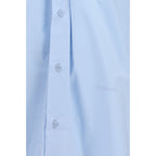 ALAINPAUL Blue Cotton Shirt