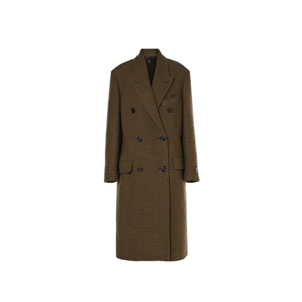 Acne Studios Brown Fibers Coat Acne Studios