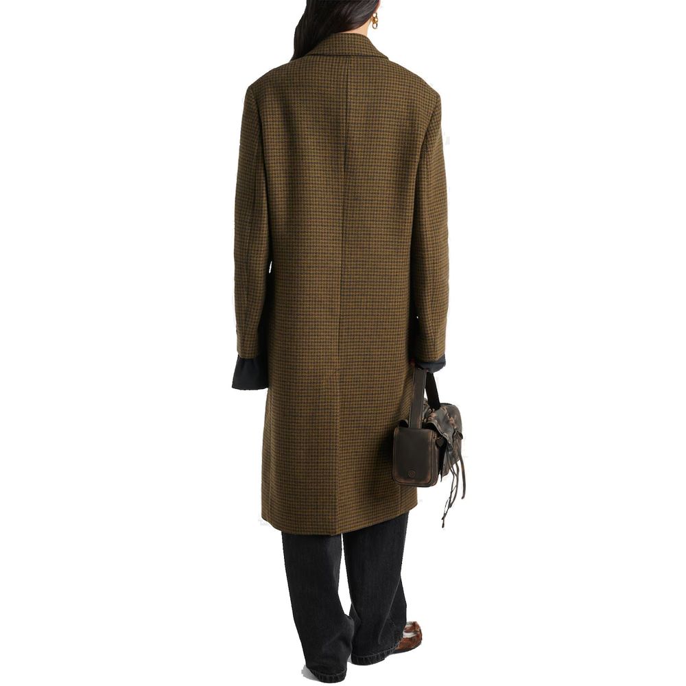 Acne Studios Brown Fibers Coat Acne Studios