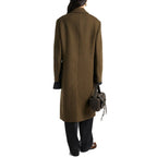 Acne Studios Brown Fibers Coat Acne Studios