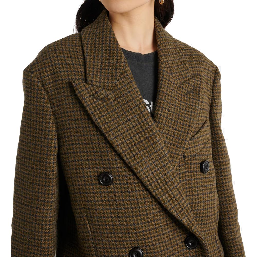Acne Studios Brown Fibers Coat Acne Studios