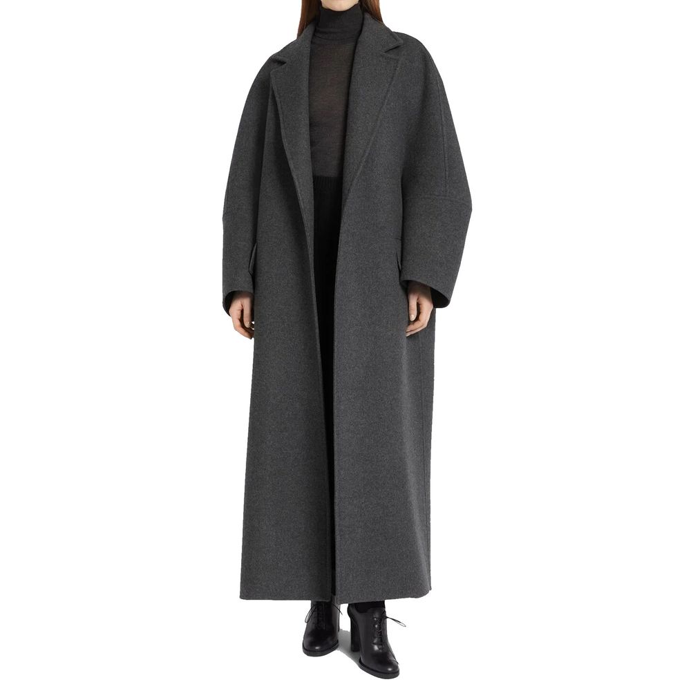 Max Mara Gray Cashmere Coat Max Mara