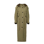Prada Bicolor Polyamide Coat Prada