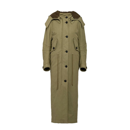Prada Bicolor Polyamide Coat Prada