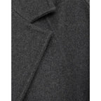 Max Mara Gray Cashmere Coat Max Mara