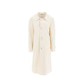 Maison Margiela White Cotton Coat Maison Margiela