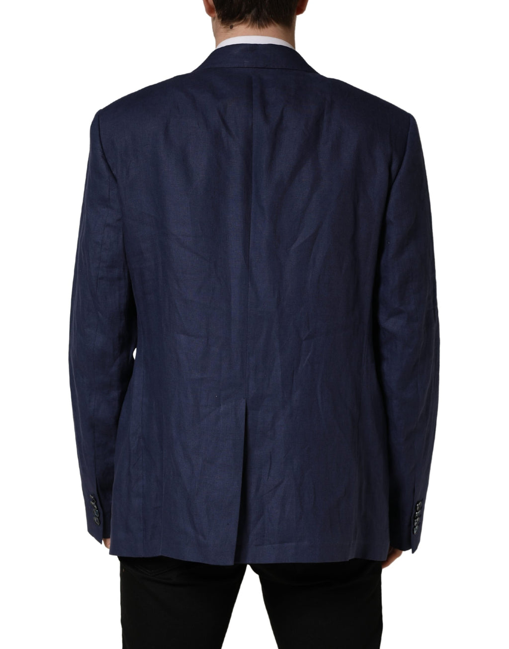 Dolce & Gabbana Blue Single Breasted 2 Button Suit Jacket - Eljoys Fashion 