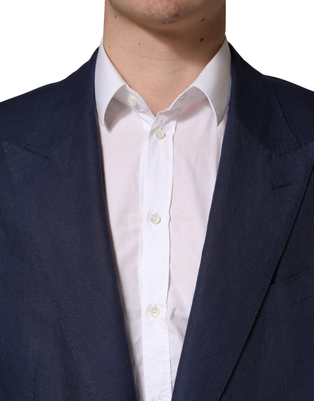 Dolce & Gabbana Blue Single Breasted 2 Button Suit Jacket - Eljoys Fashion 