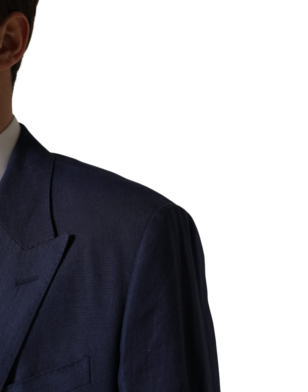 Dolce & Gabbana Blue Single Breasted 2 Button Suit Jacket - Eljoys Fashion 