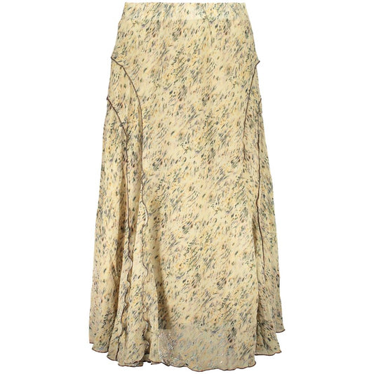 Desigual Beige Polyester Women's Skirt Desigual