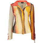 Desigual Beige Polyester Women Shirt - Eljoys Fashion 
