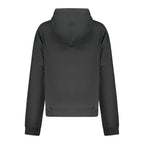 Converse black cotton women's sweatshirt featuring a relaxed fit and classic crewneck design.