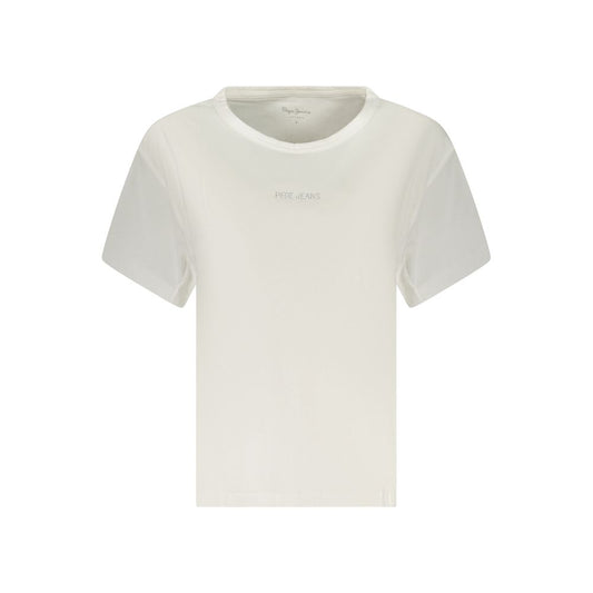 Pepe Jeans White Cotton Women T-Shirt Pepe Jeans
