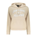Converse Beige Cotton Women's Hoodie Converse