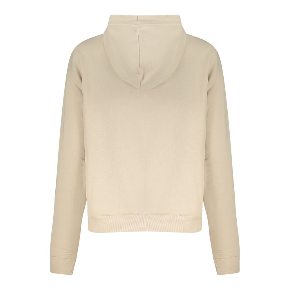 Converse Beige Cotton Women's Hoodie Converse
