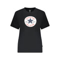 Converse Black Cotton Women's T-Shirt Converse