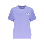 Converse Viola cotton blend women's T-shirt with short sleeves and crew neck, in a casual, comfortable design.