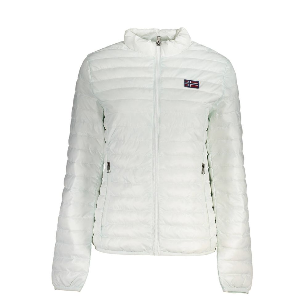 Norway 1963 Bianco Poliamide Donna jacket, white women's outerwear with sleek design and lightweight fabric.