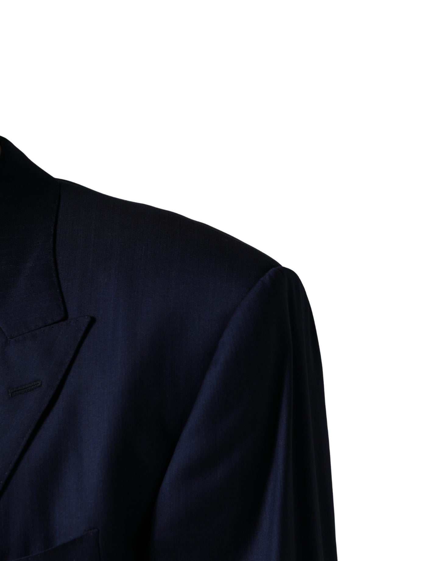 Dolce & Gabbana Blue Single Breasted 2 Button Suit Jacket Dolce & Gabbana