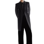 Saint Laurent Black Wool Coat Saint Laurent