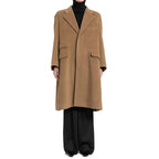 Saint Laurent Brown Wool Coat Saint Laurent