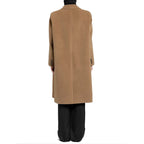 Saint Laurent Brown Wool Coat Saint Laurent