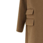 Saint Laurent Brown Wool Coat Saint Laurent