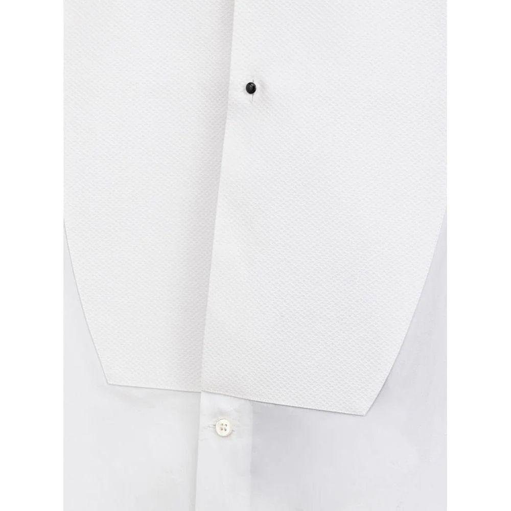Dolce & Gabbana White Cotton Dress Shirt - Eljoys Fashion 