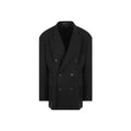 Balenciaga Black Wool Coat