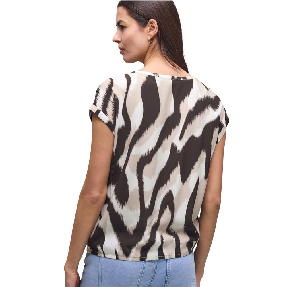 Street One Brown Viscose Blouse Street One