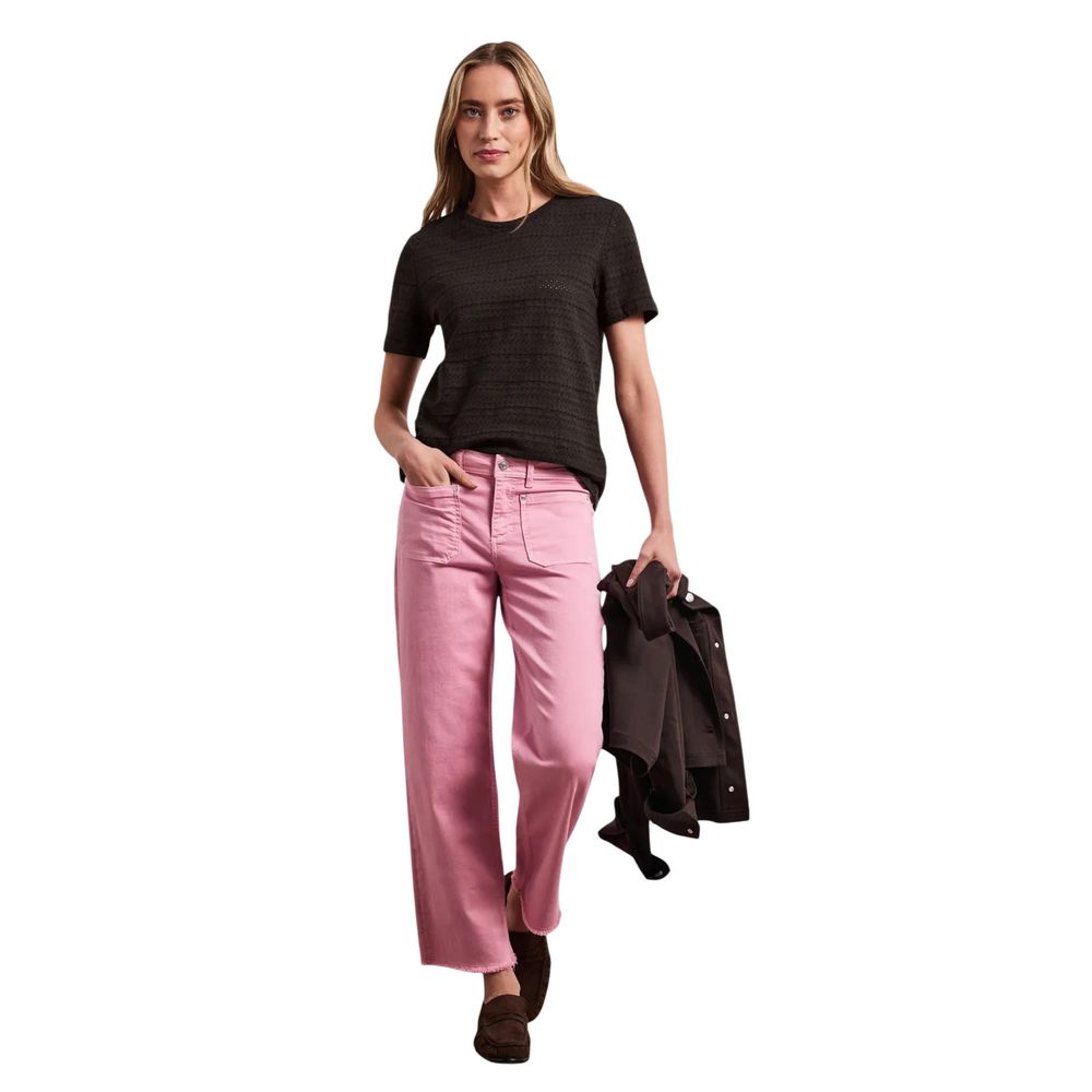 Street One Brown Cotton T-Shirt Street One