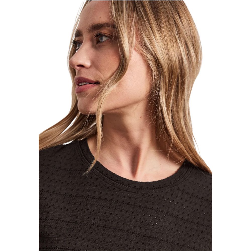 Street One Brown Cotton T-Shirt Street One