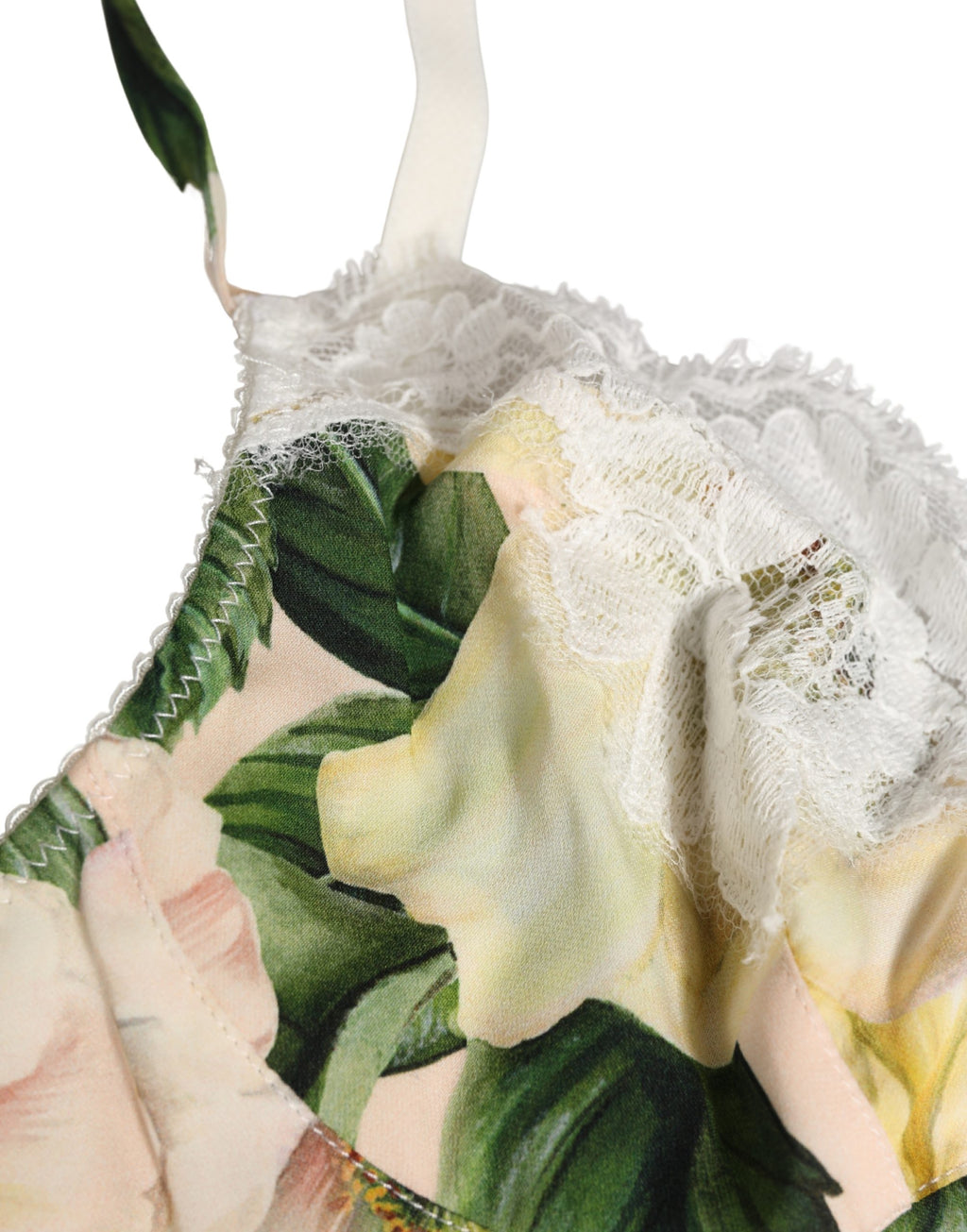 Dolce & Gabbana Multicolor Floral Print Soft Cup Bra Underwear Dolce & Gabbana
