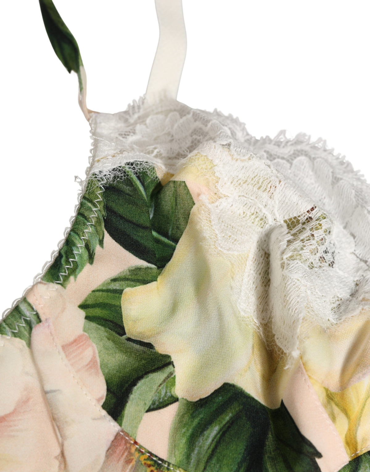 Dolce & Gabbana Multicolor Floral Print Soft Cup Bra Underwear Dolce & Gabbana