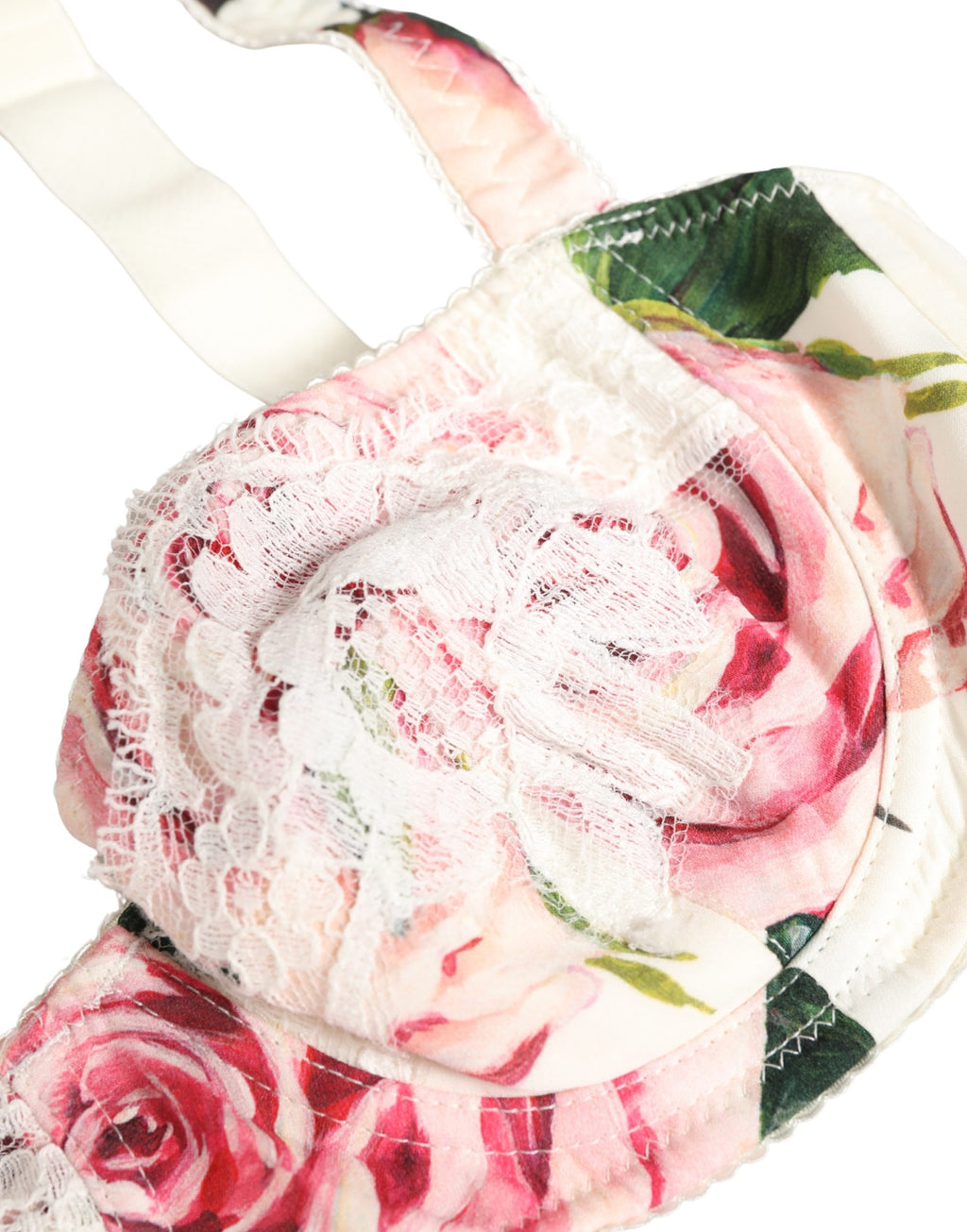 Dolce & Gabbana Multicolor Floral Semi-Pad Underwire Underwear Dolce & Gabbana
