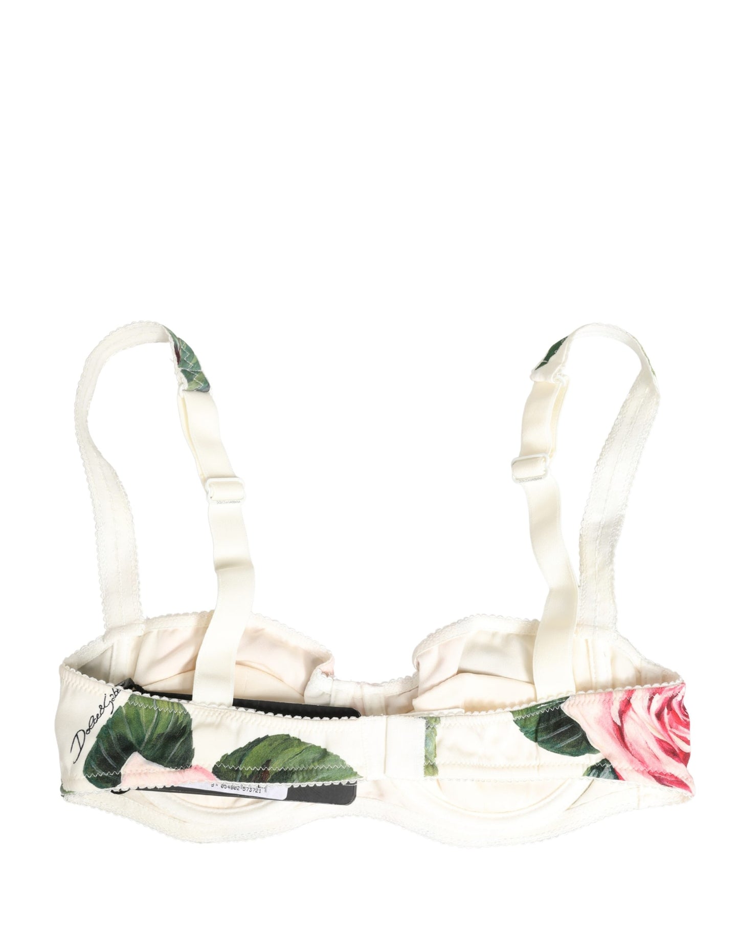 Dolce & Gabbana Multicolor Floral Semi-Pad Underwire Underwear Dolce & Gabbana