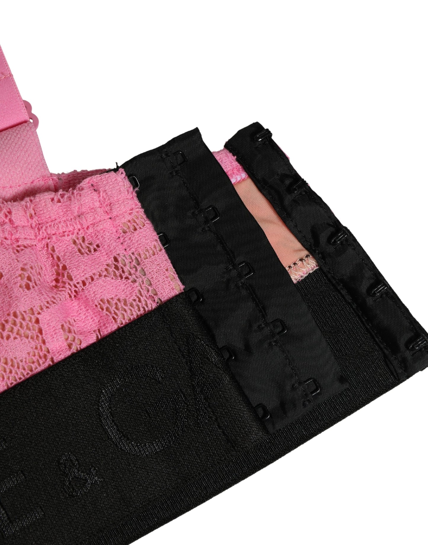 Dolce & Gabbana Pink Semi-Pad Underwire Balconette Bra Underwear Dolce & Gabbana