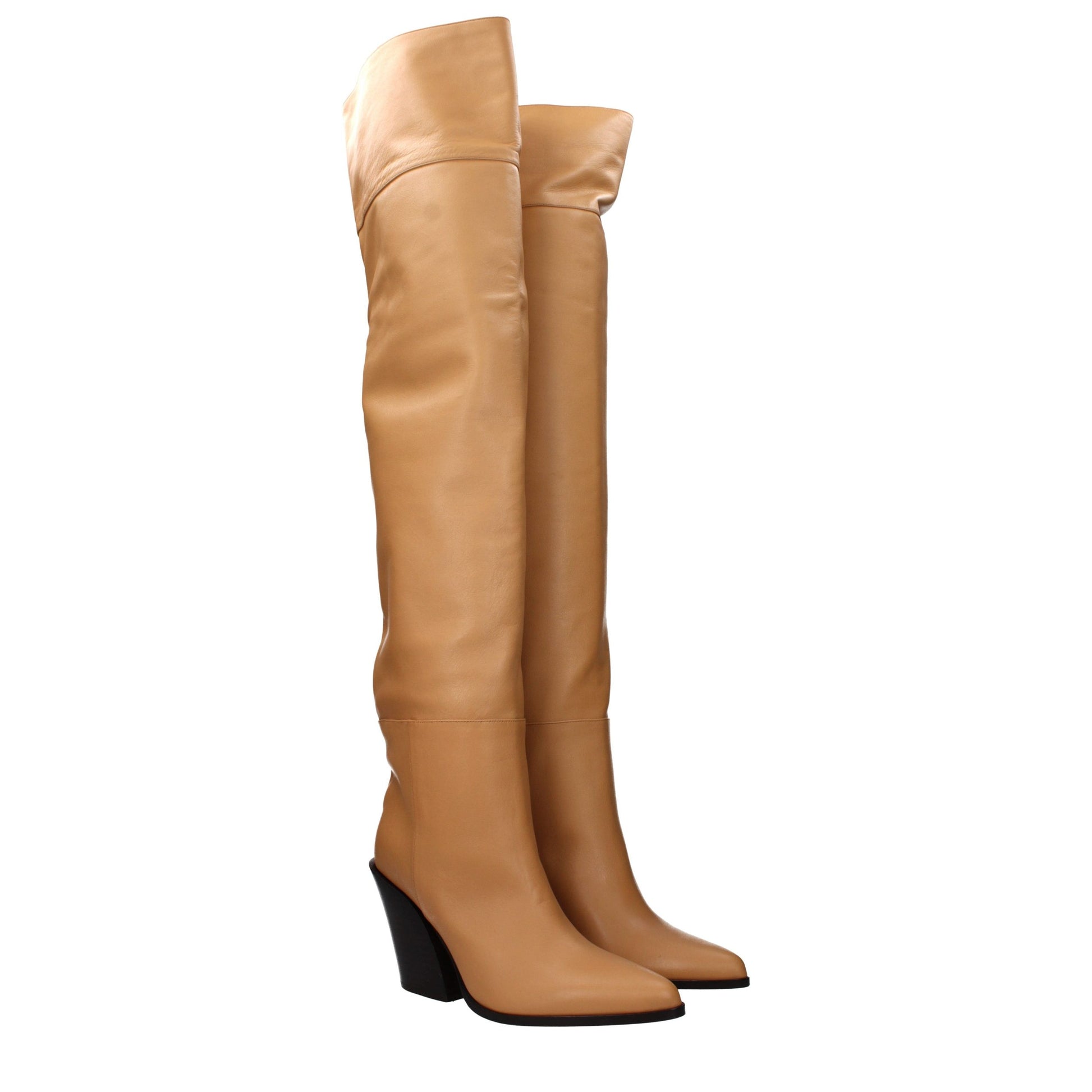 Jimmy Choo Beige Leather Ankle Boots Jimmy Choo