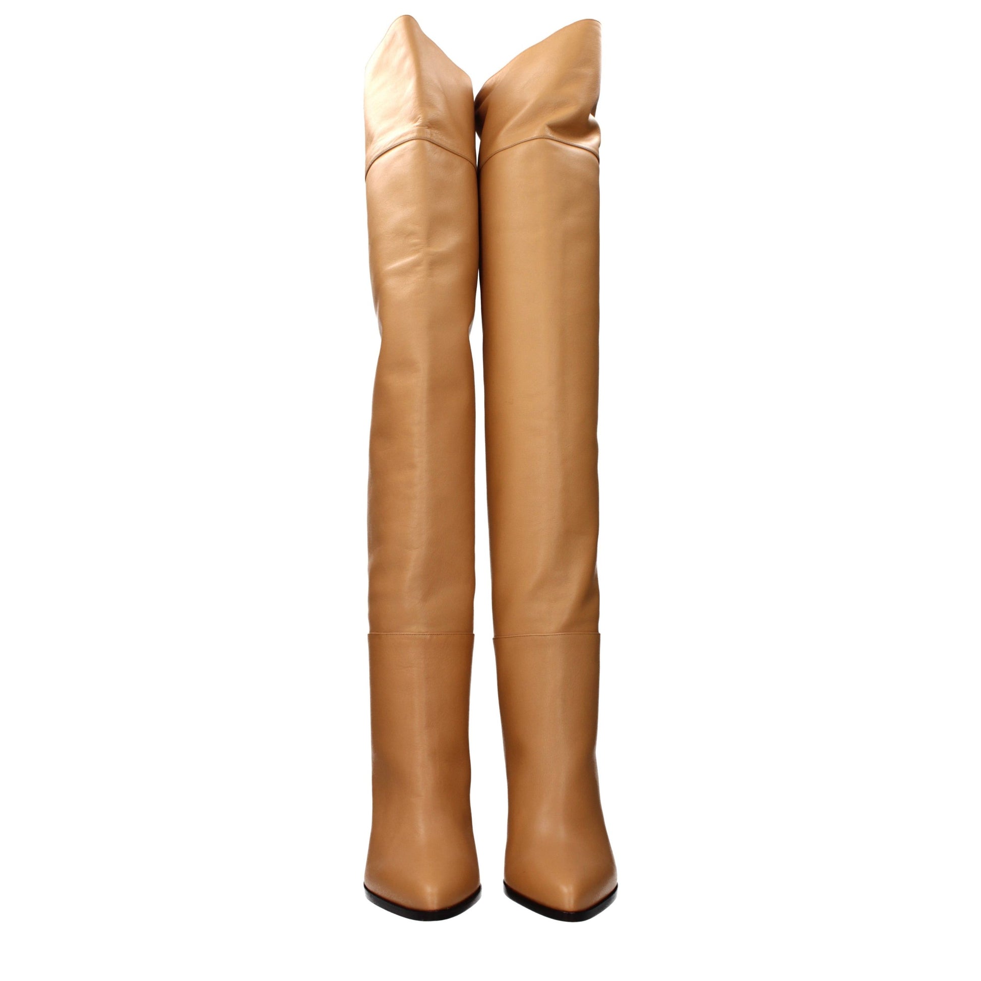 Jimmy Choo Beige Leather Ankle Boots Jimmy Choo
