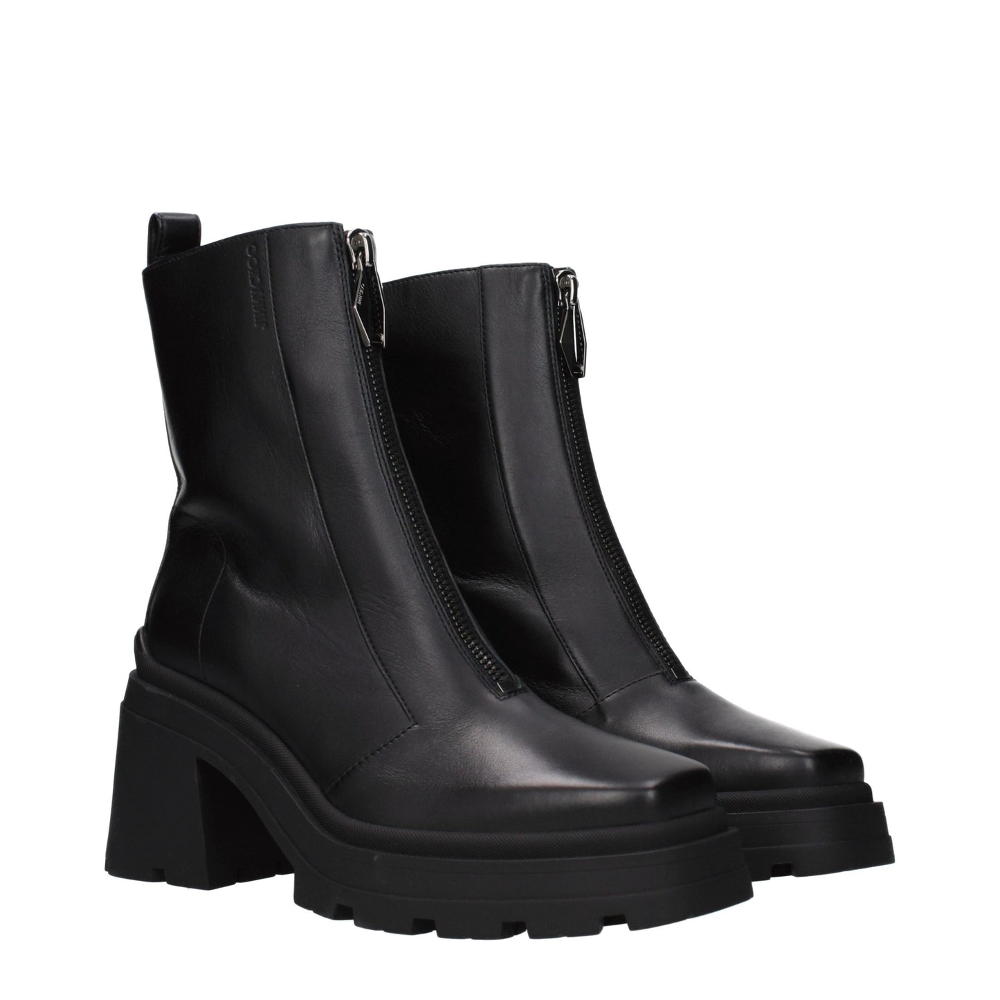 Jimmy Choo Black Leather Ankle Boots Jimmy Choo