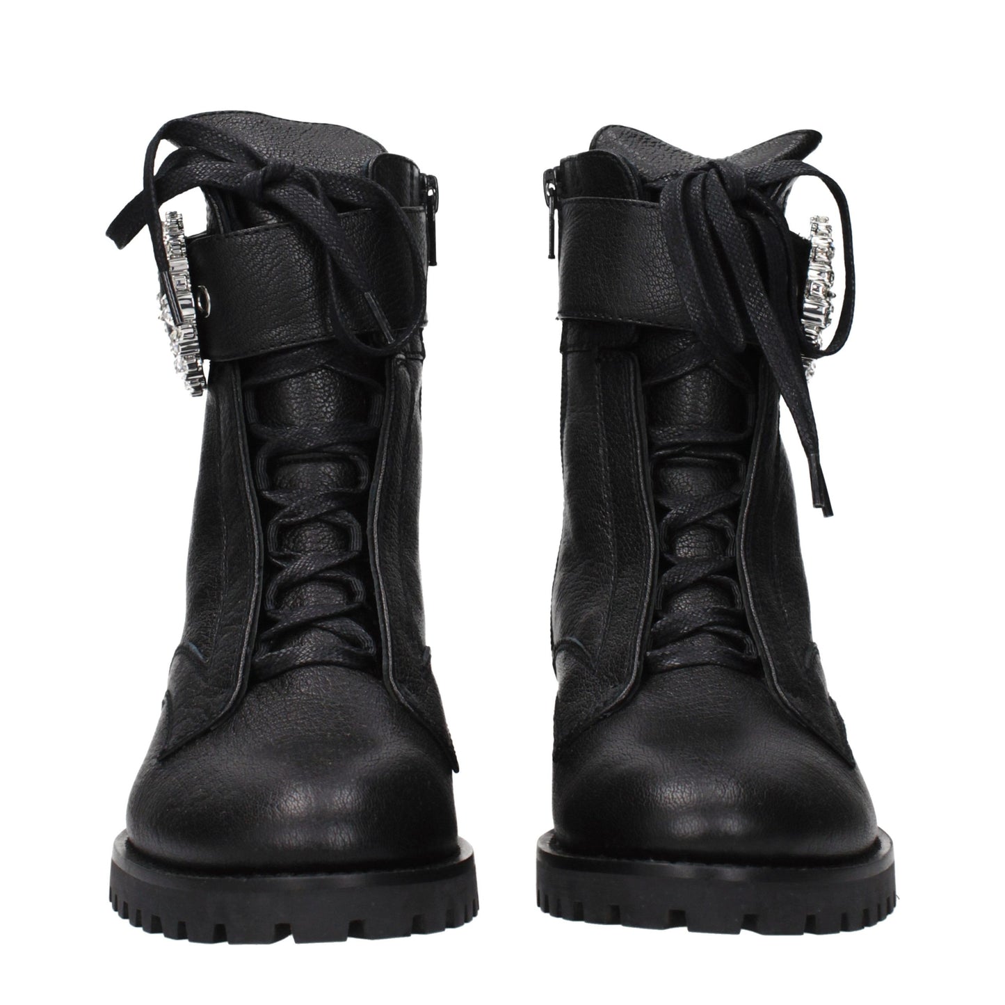 Jimmy Choo Black Leather Ankle Boots Jimmy Choo