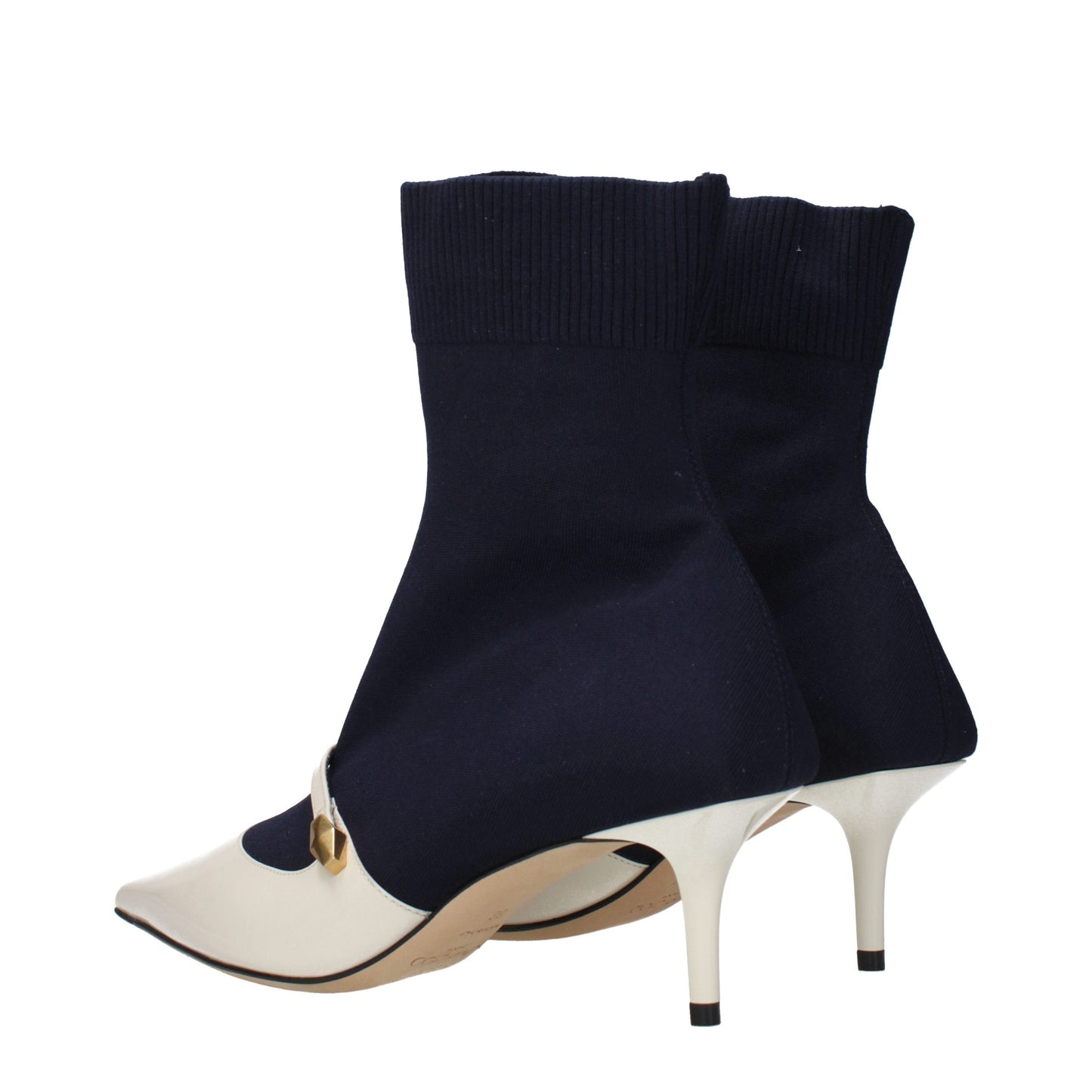 Jimmy Choo Blue Fabric Ankle Boots Jimmy Choo