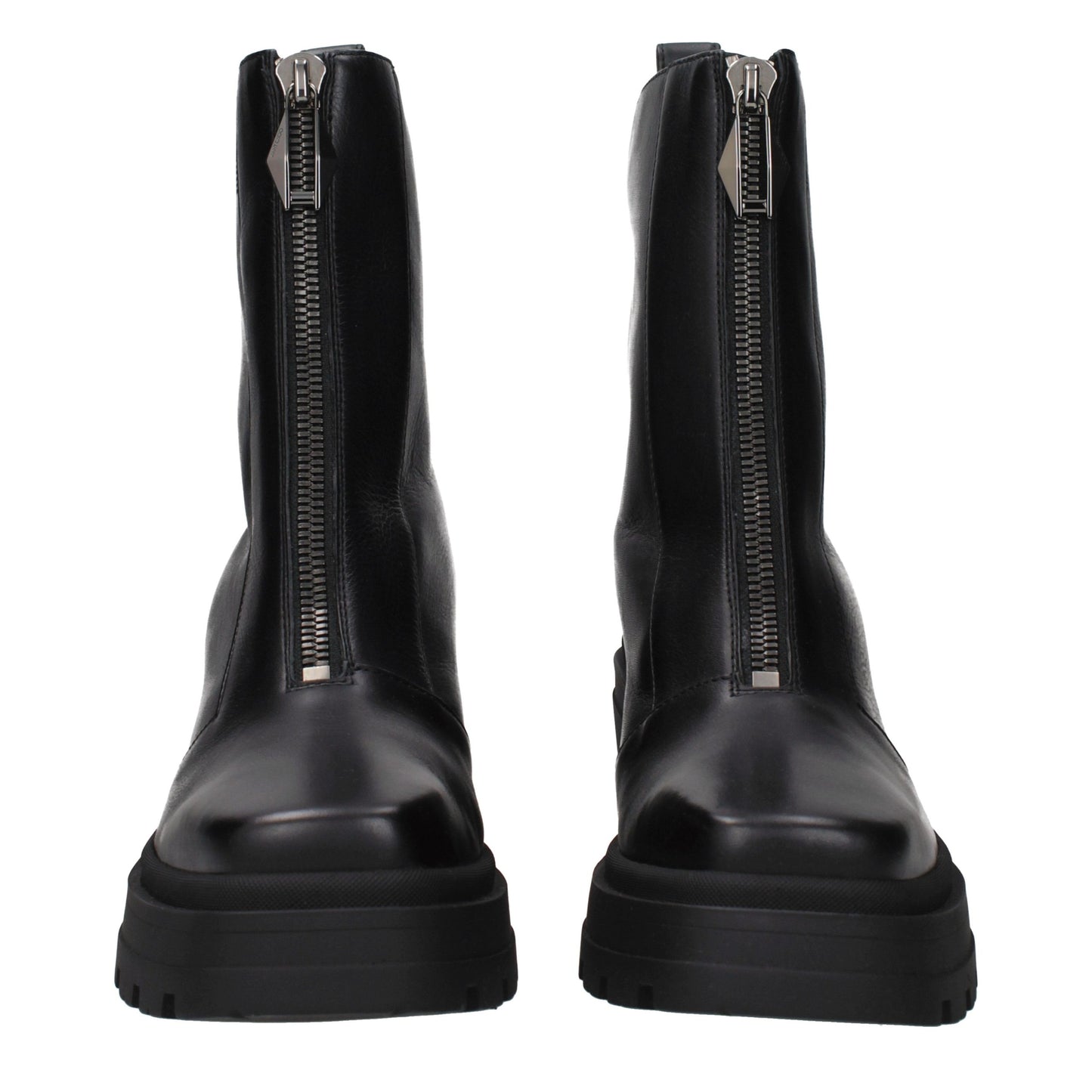 Jimmy Choo Black Leather Ankle Boots Jimmy Choo