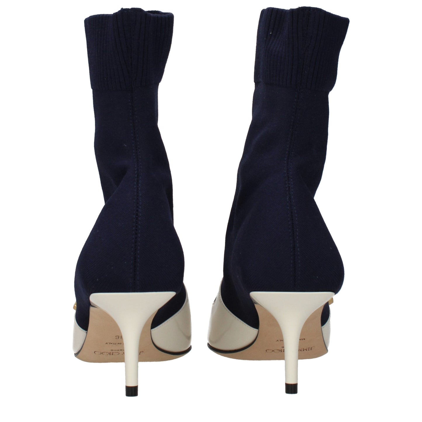 Jimmy Choo Blue Fabric Ankle Boots Jimmy Choo