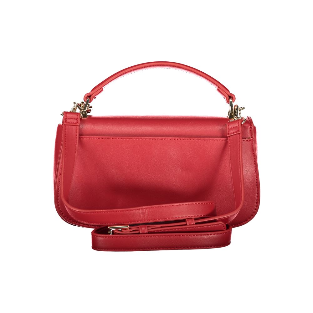 Mario Valentino Red Polyethylene Handbag