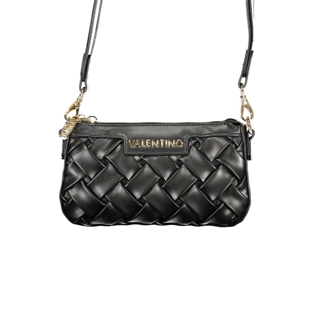 Mario Valentino Nero women's handbag made of polyurethane with adjustable shoulder strap and stylish design.