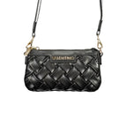 Mario Valentino Nero women's handbag made of polyurethane with adjustable shoulder strap and stylish design.