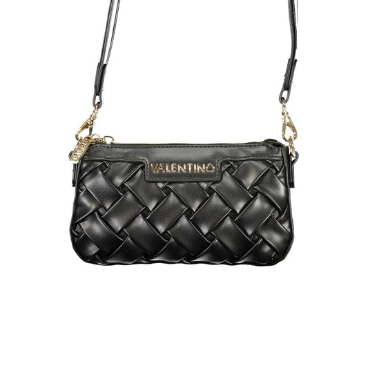 Mario Valentino Nero Poliuretano Women's Handbag with Adjustable Shoulder Strap Mario Valentino