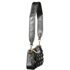 Mario Valentino Nero women's handbag made of polyurethane with adjustable shoulder strap, stylish and versatile accessory.