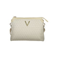 Mario Valentino beige polyurethane women's bag with adjustable shoulder strap, featuring a sleek and stylish design.